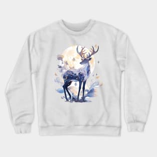 Celestial Deer Crewneck Sweatshirt